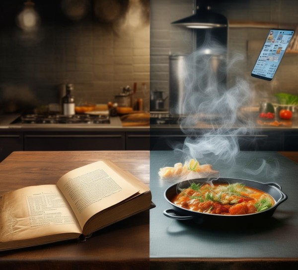 传统与创新的碰撞，传统菜谱与创新菜谱的结合与融合